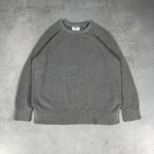 Old Navy Textured Knit Sweater Gray Raglan Long Sleeve Women - Size: M